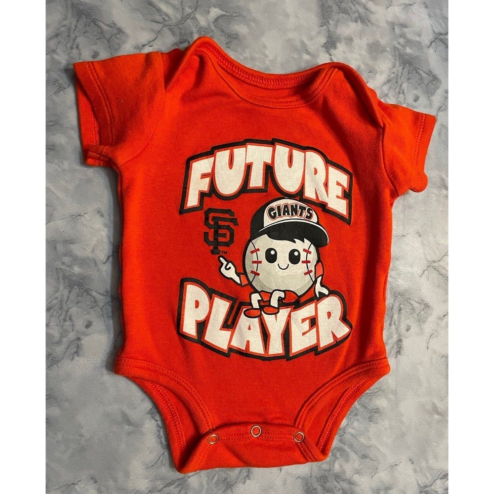 MLB San Francisco SF Giants Baseball Baby Onesie Bodysuit Outfit, Newborn